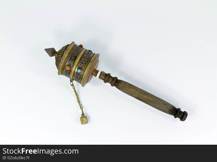 Tibetan prayer wheel