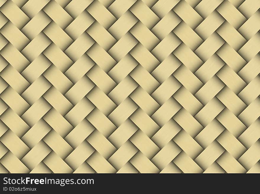 Seamless weaving golden pattern. Great as a background