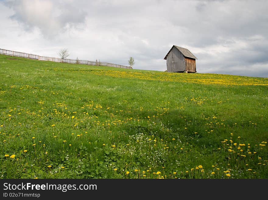 Prarie landscape from romanian moldova. Prarie landscape from romanian moldova