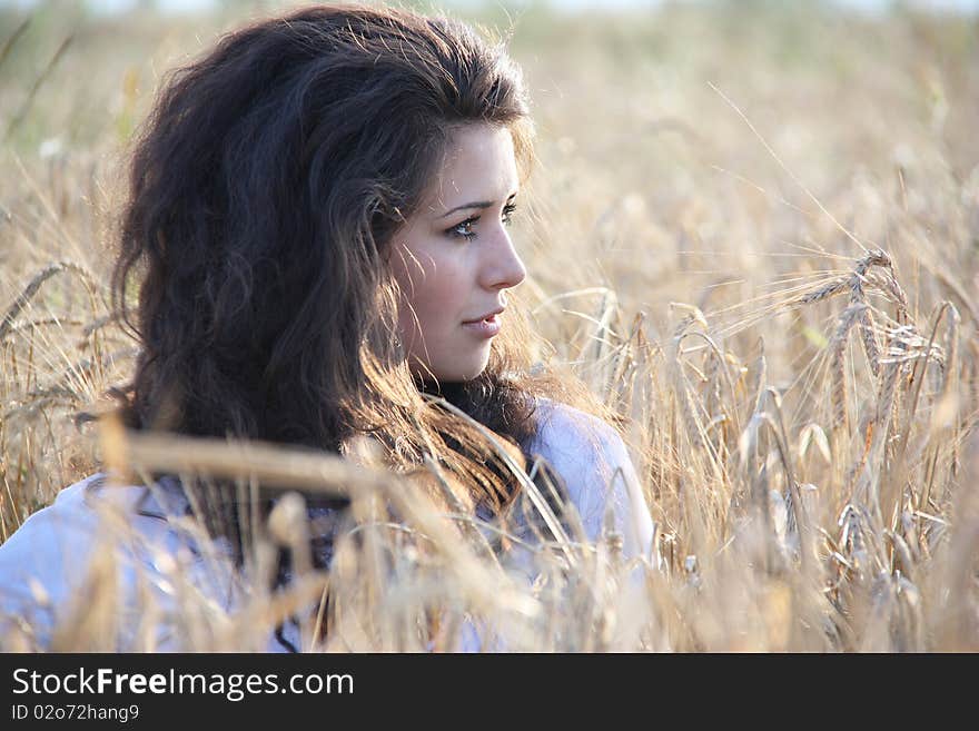 Girl in the spikes, before harvesting