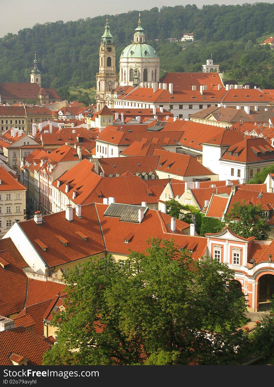 Prague - old city center (Czech republic). Prague - old city center (Czech republic)