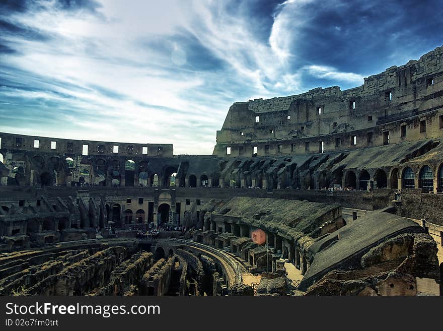 Inside of Colosseum