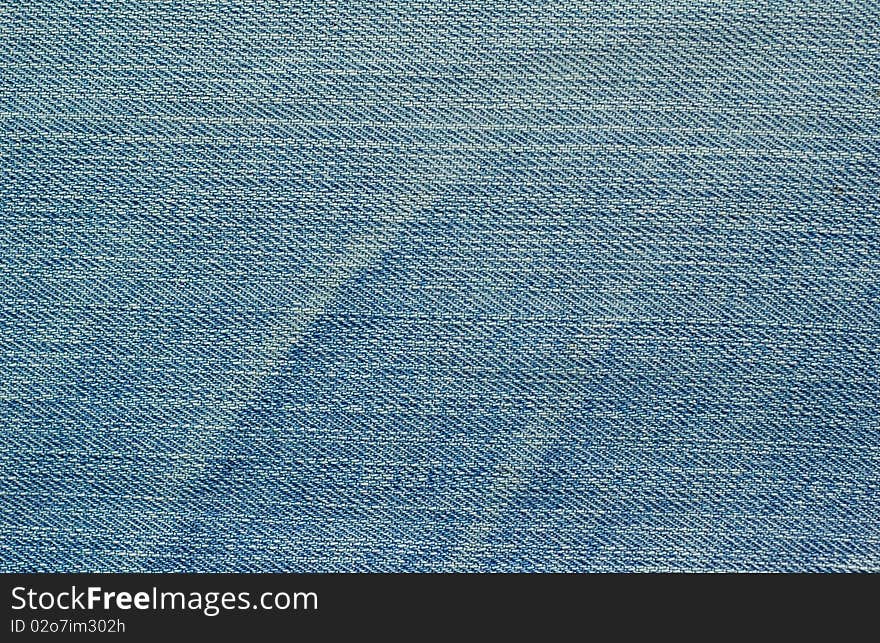 Texture of blue jeans