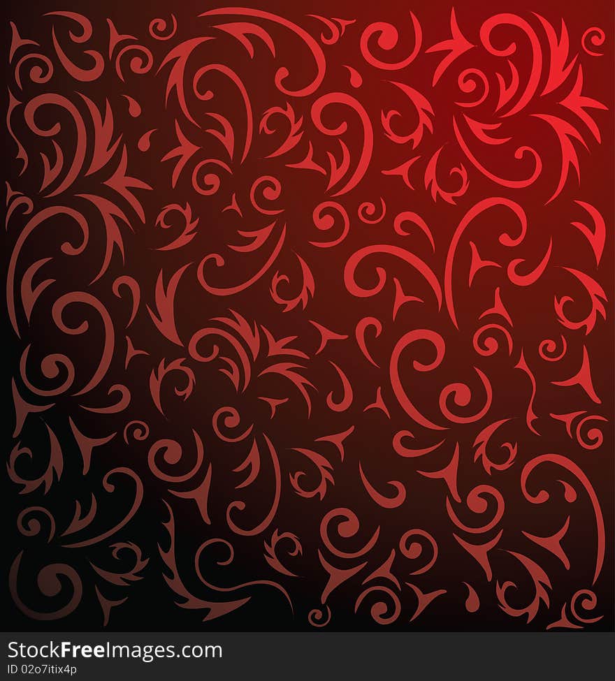 Ornamental background. High resolution JPEG and EPS-8 files included.