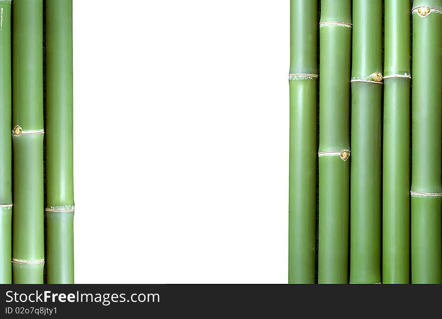 Green vertical chinese bamboo background