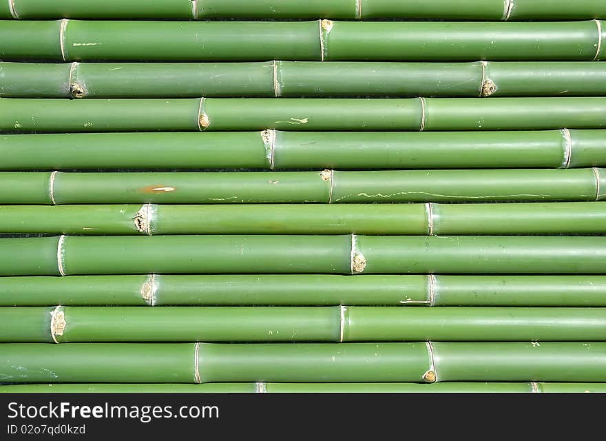 Green horizontal chinese bamboo background