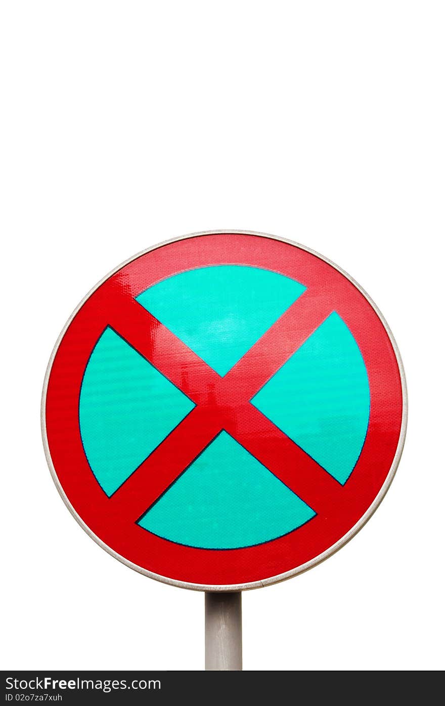 No Parking Metal Sign