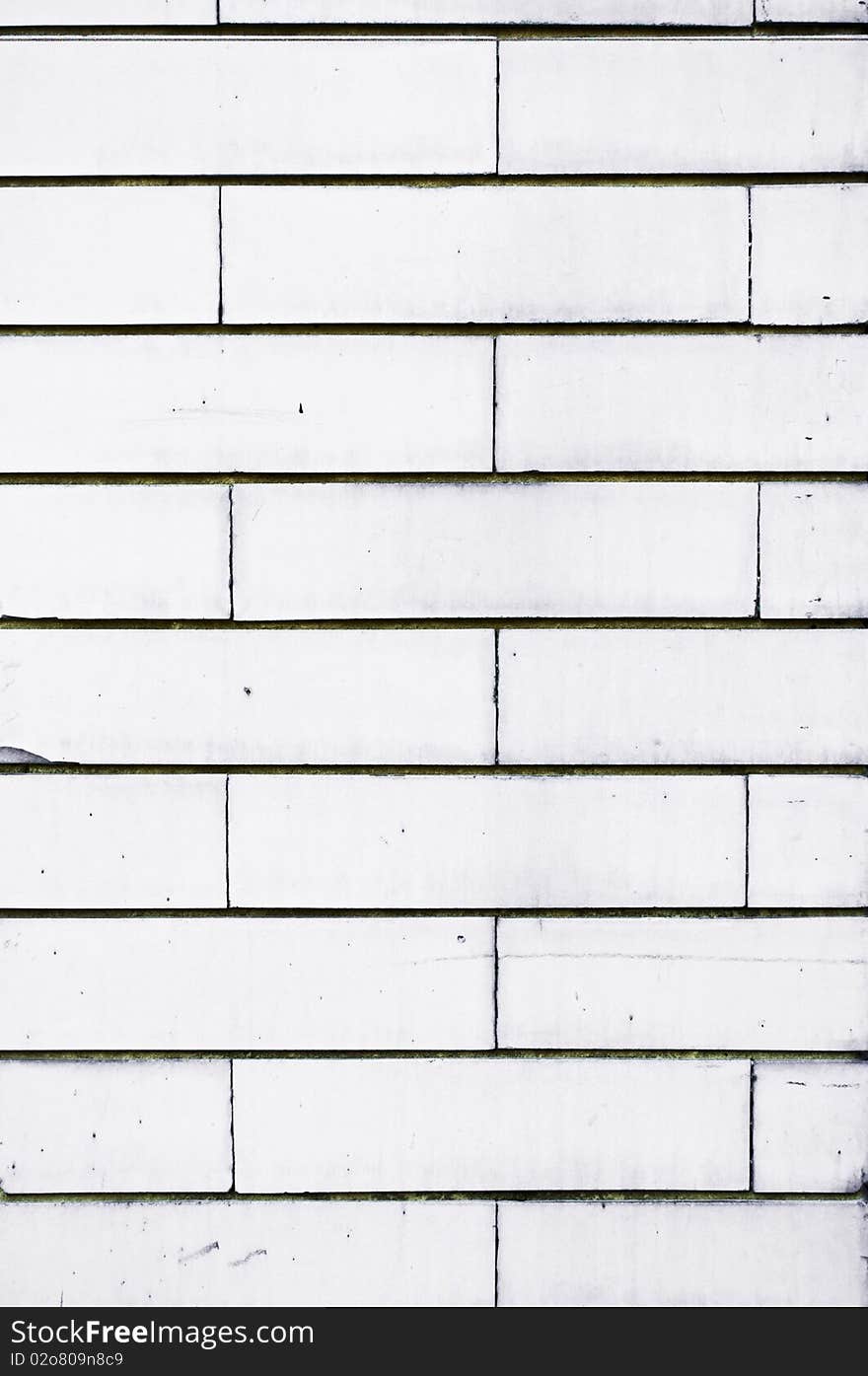 White brick wall