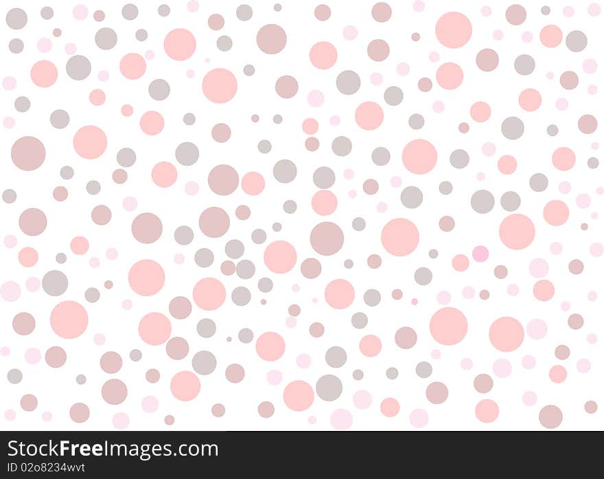 Abstract background of pink and gray circles