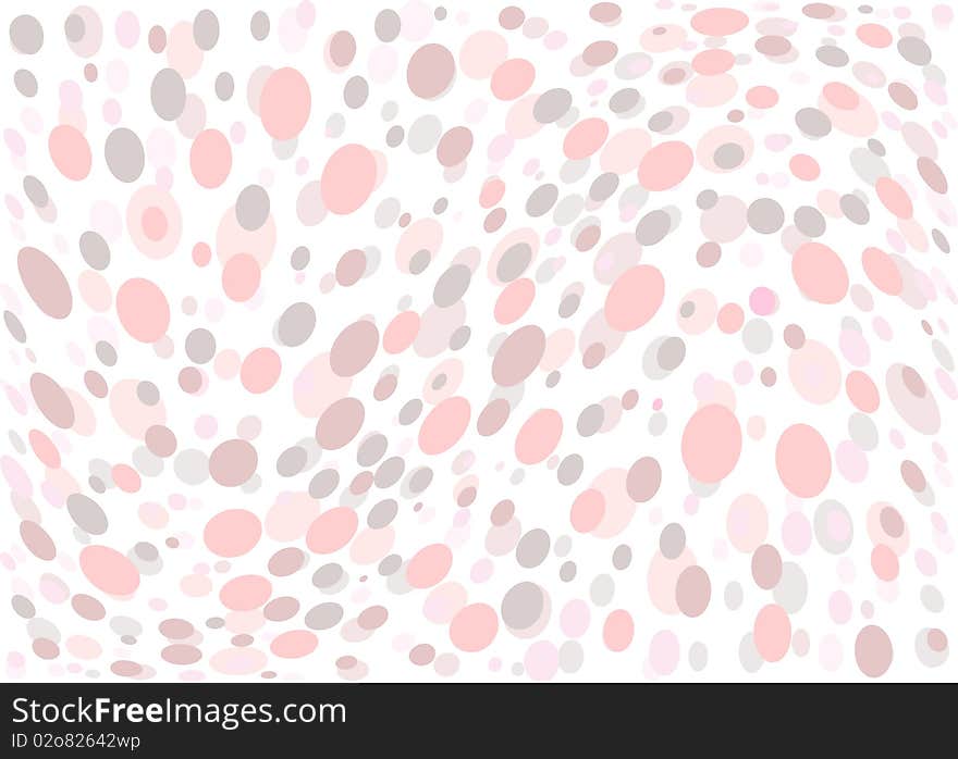 Abstract background of pink and gray circles