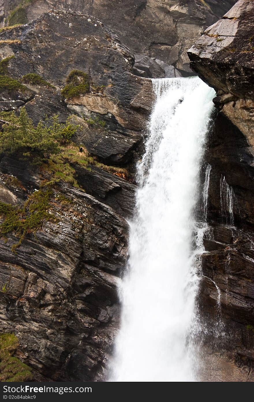 Alpine waterfalls