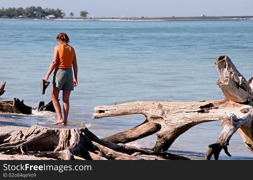 Woman on Beach