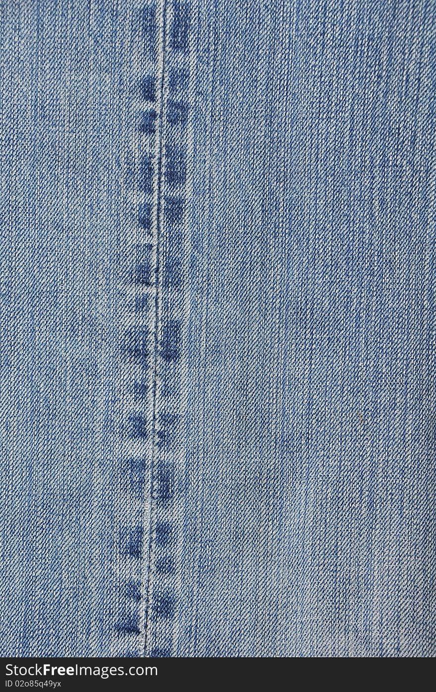 Line Texture Surface On Jean