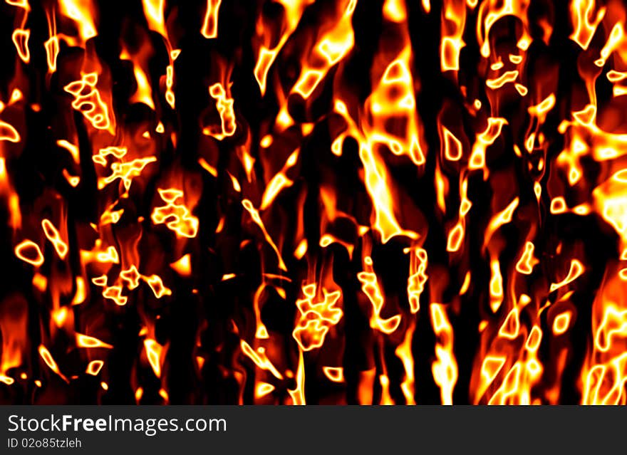 Flaming Background