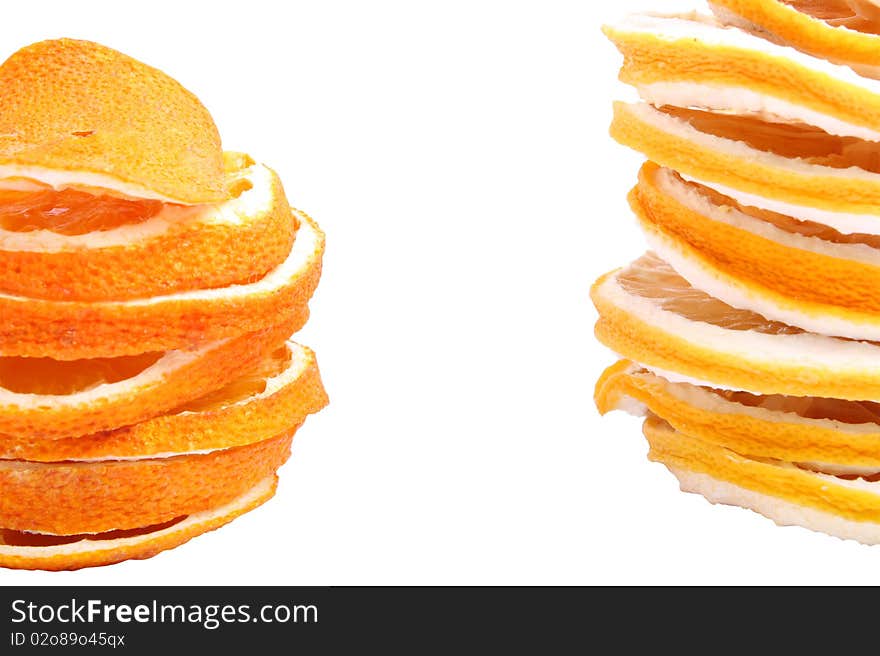 Stack of dried fruit