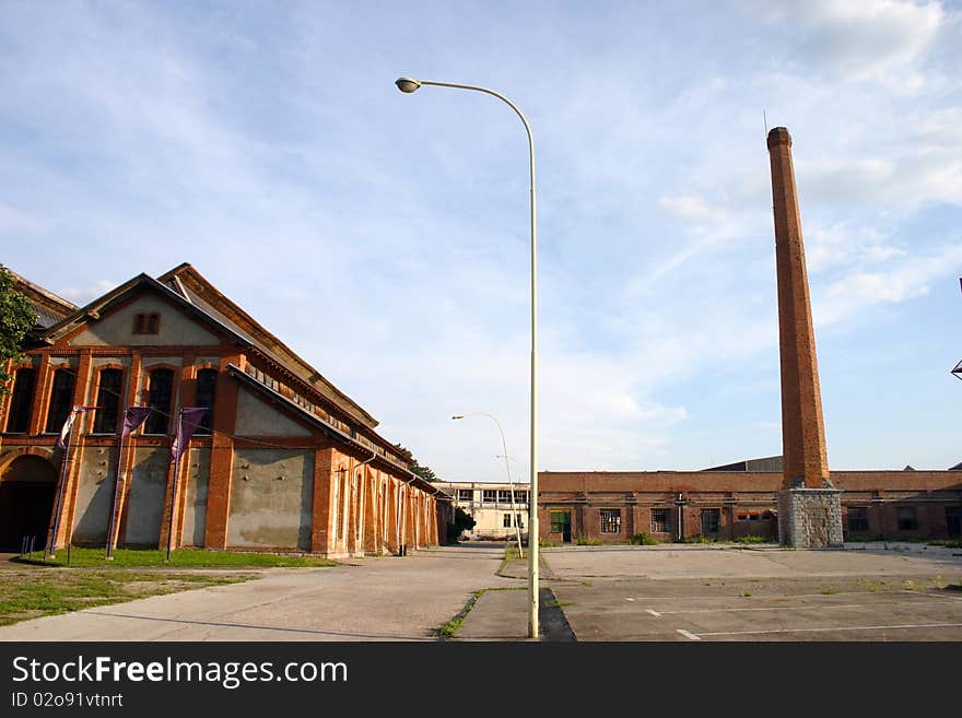 Abandoned car factory