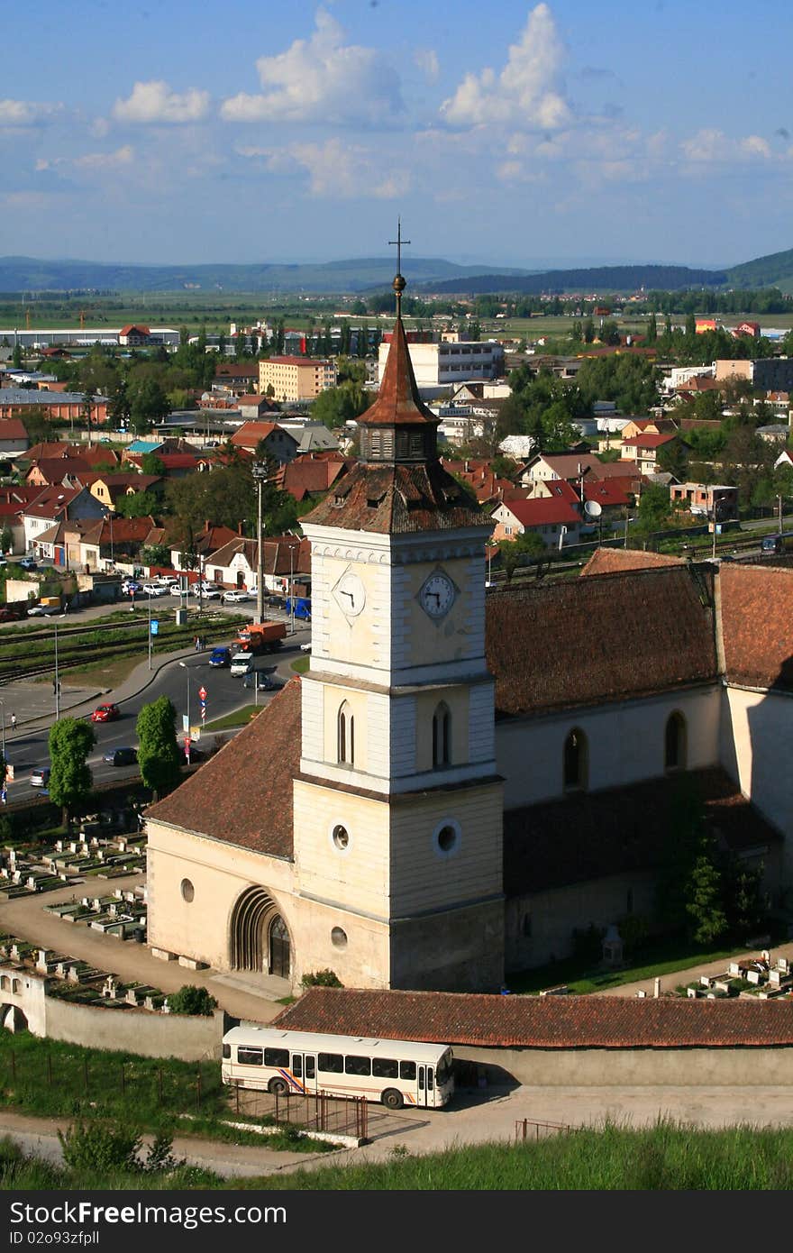 Old Church in Bartholomeu, near Brasov, Romania