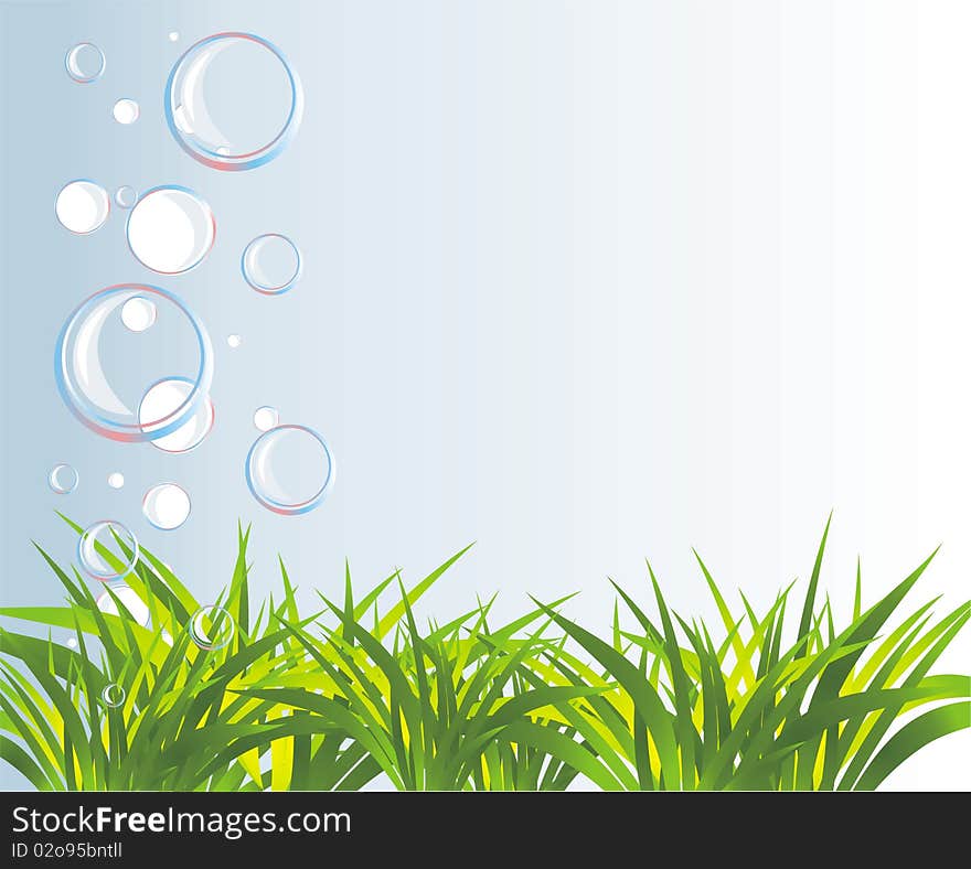 Bubbles And Grass