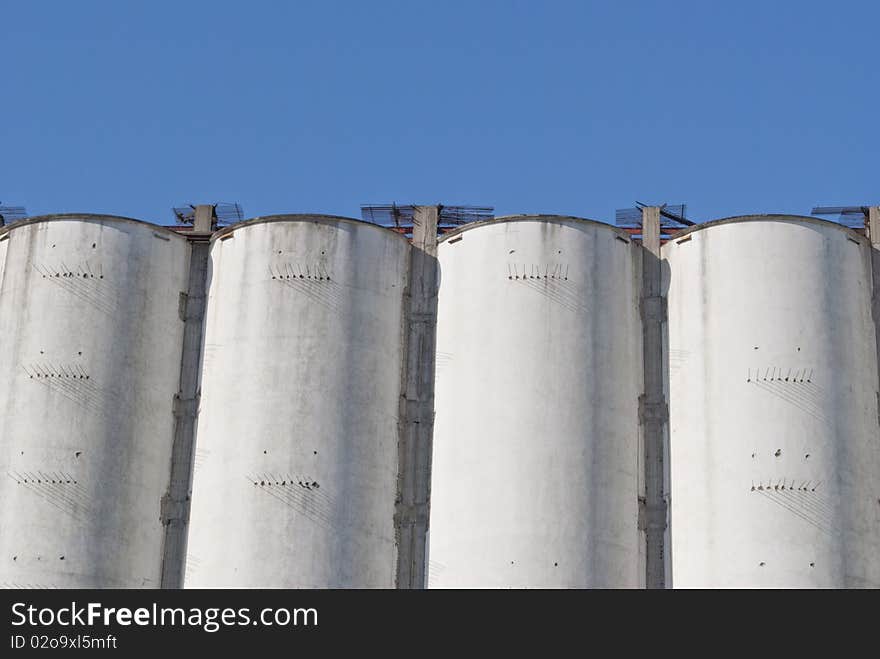 Silos at the port of Buenos Aires, Argentina. Silos at the port of Buenos Aires, Argentina