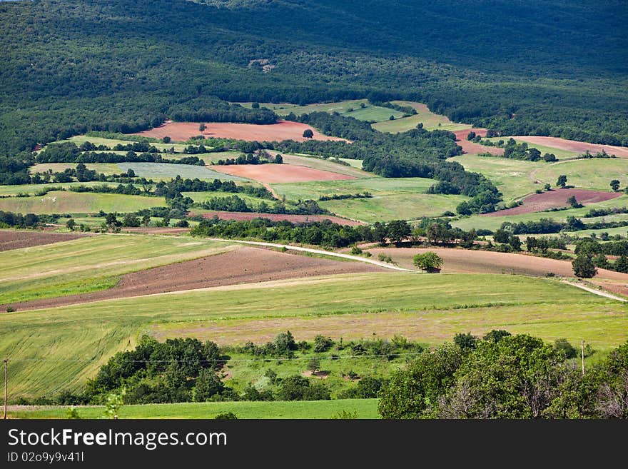 Rural landscape in Thracia