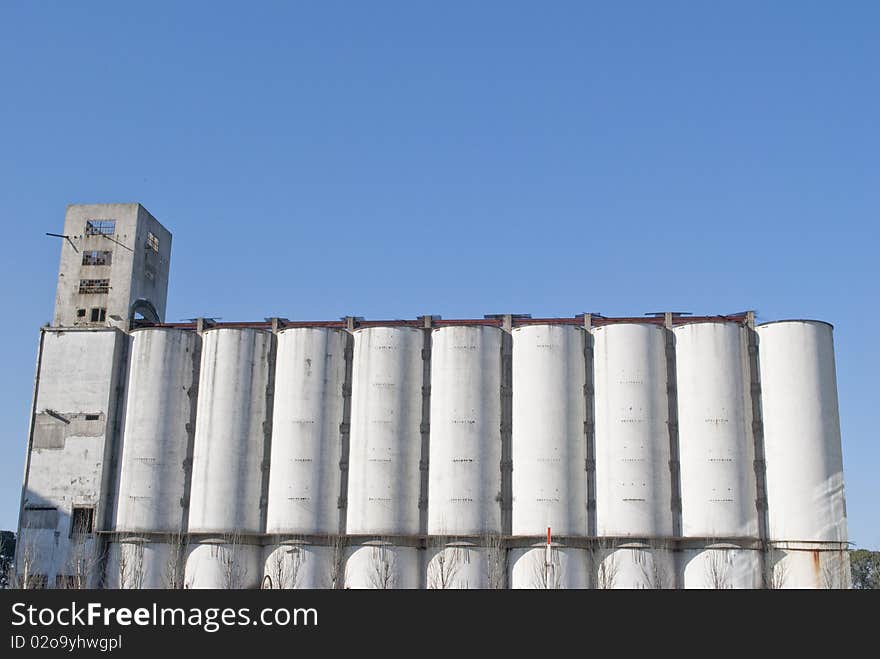 Silos at the port of Buenos Aires, Argentina. Silos at the port of Buenos Aires, Argentina