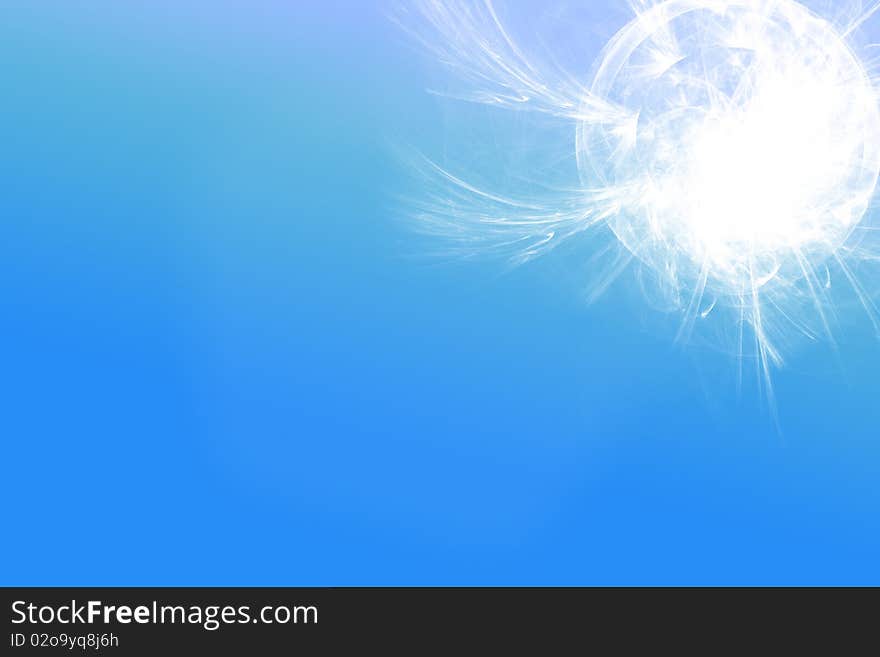 Beautiful abstract sunlight background