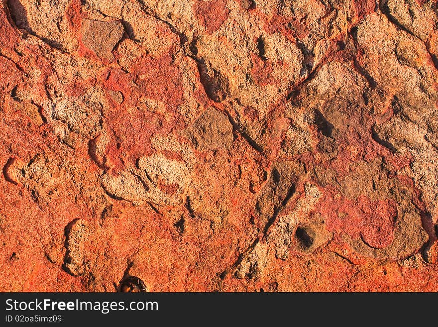 Orange stone texture