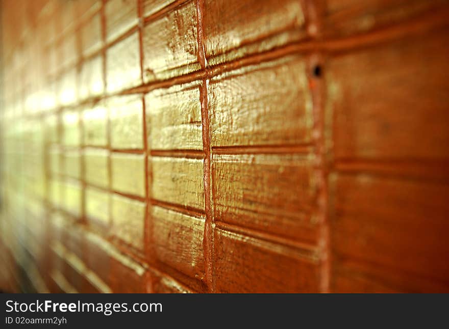 Red texture in old wall