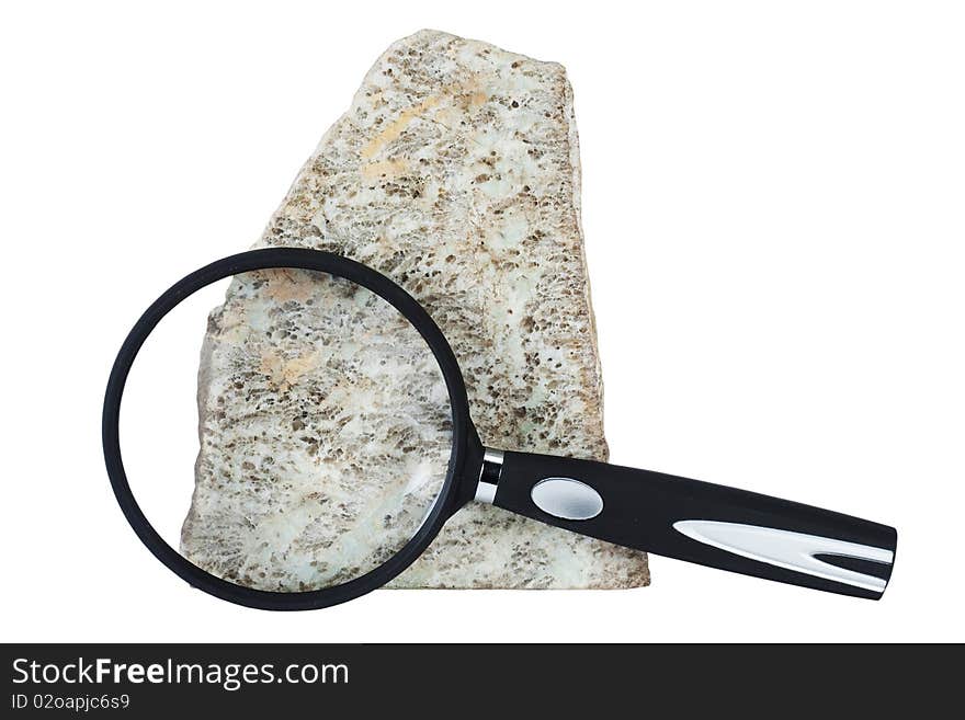 Obrazzec Granite And Magnifying Glass