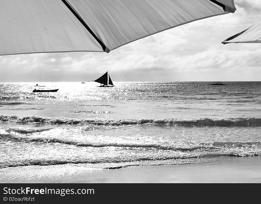 View of a sailboat