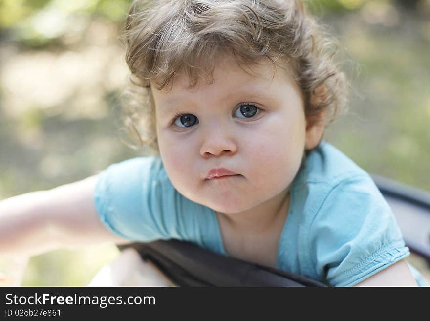 Portrait of young girl