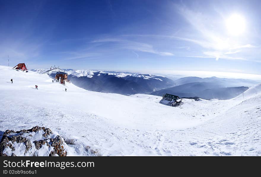 Panorama of mountains