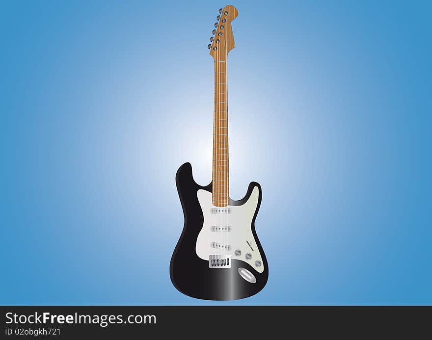 Guitar black