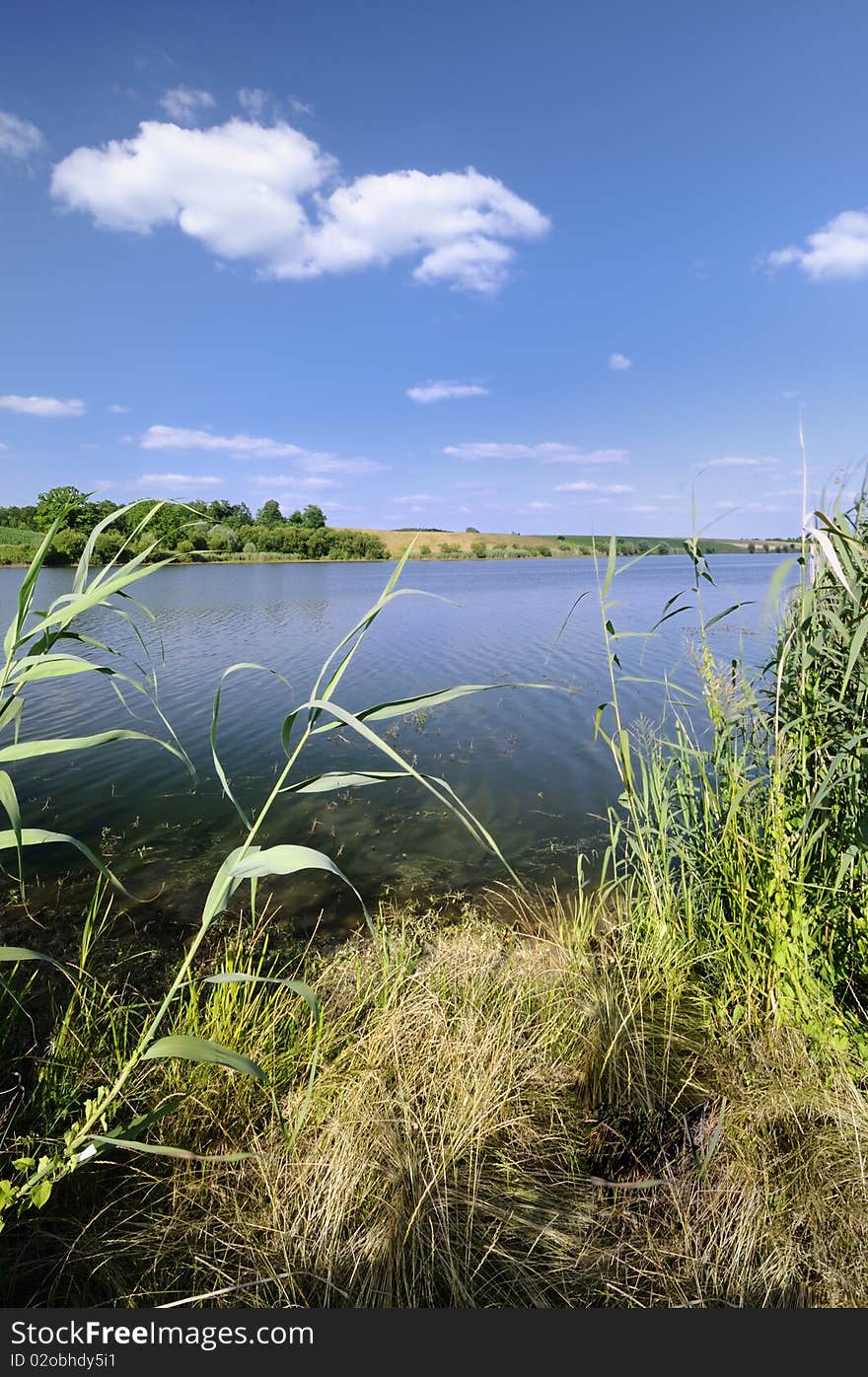 Beautiful summer day on the lake. Beautiful summer day on the lake