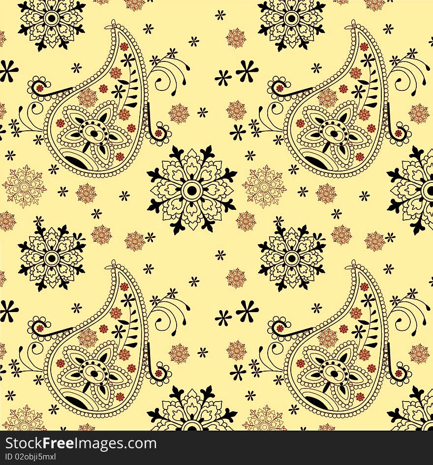 India Ornament Background