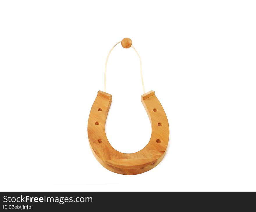 Wooden horseshoe