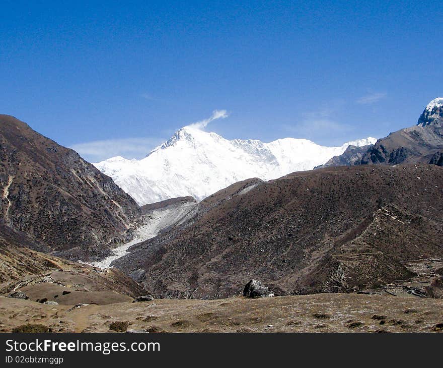 Track around Annapurna, Everest base camp. Track around Annapurna, Everest base camp