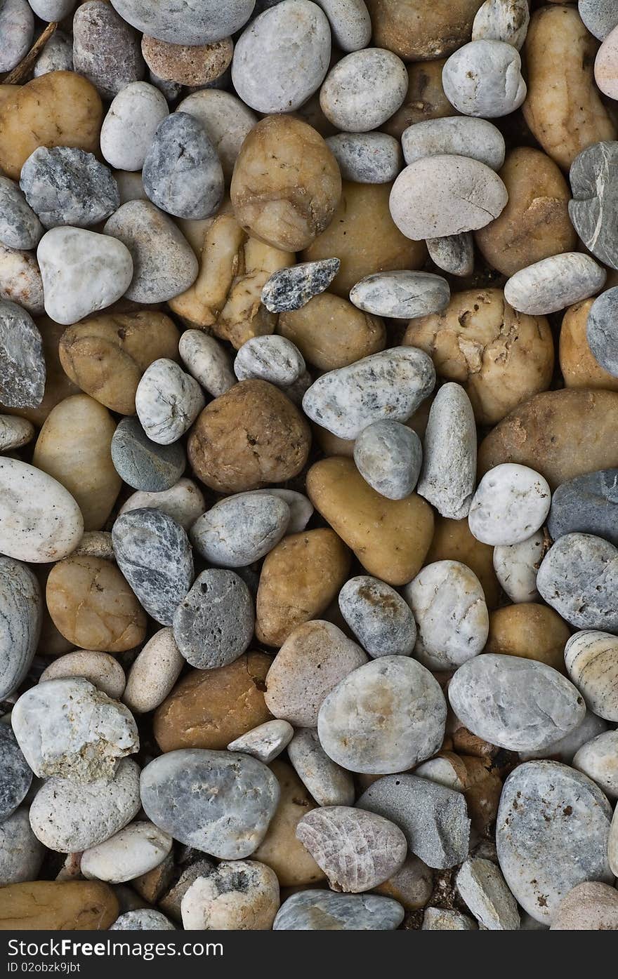 This picture is a group of  pebbles