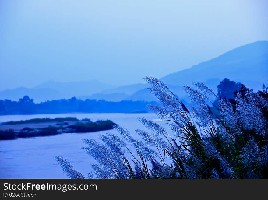 Thailand and Laos border