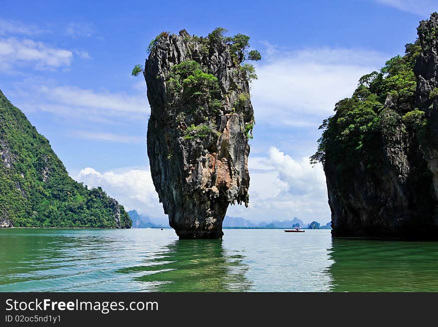 A unique island that used to be a location for James Bond film. A unique island that used to be a location for James Bond film.