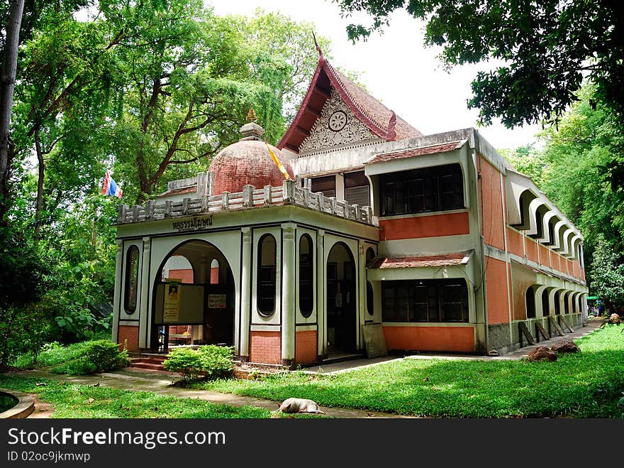 One of buddhist temple Wat Umong Chiangmai, Thailand