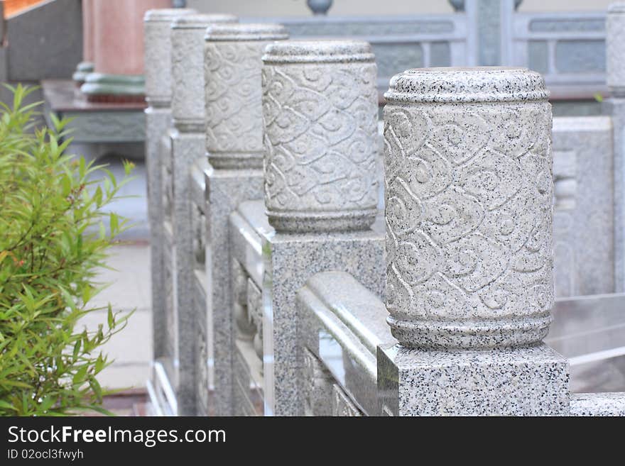 A head of column chinese style, Thailand.