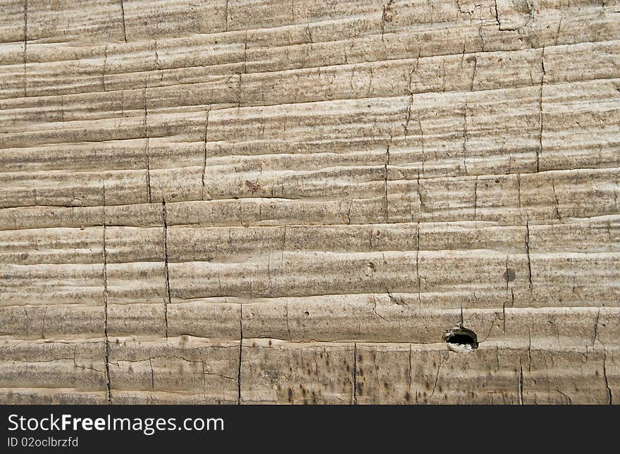 Cracked old natural coconut paper textured background