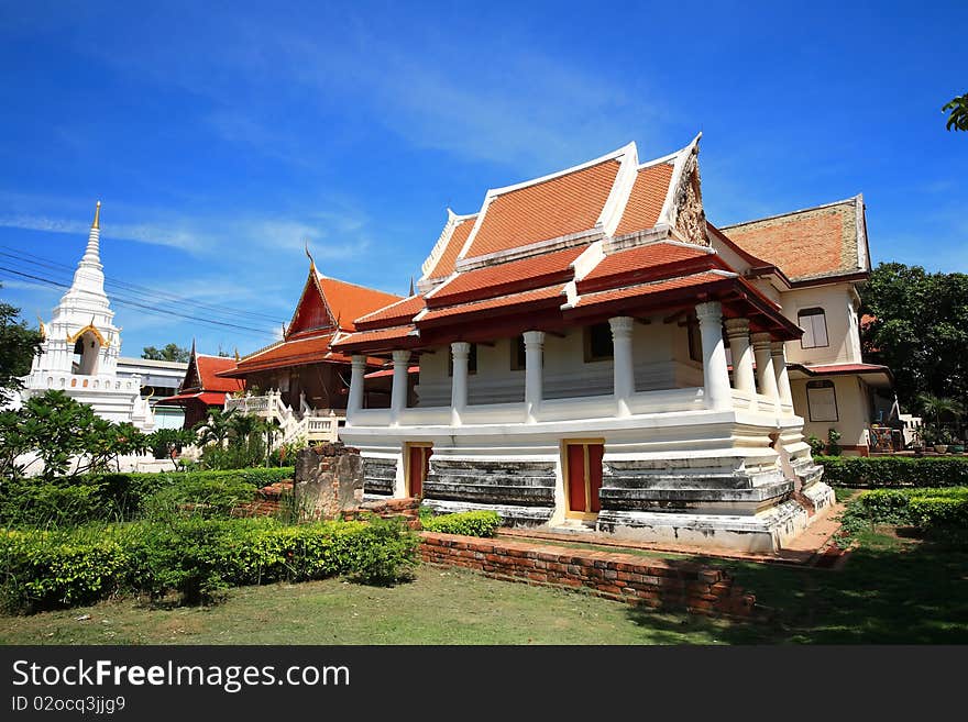 Old Temple, Ayutthaya, Thailand