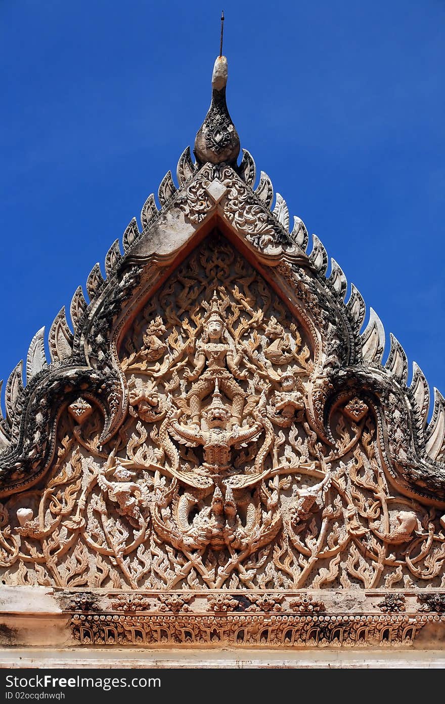 Temple decorations (sculpture of God) Ayutthaya, Thailand