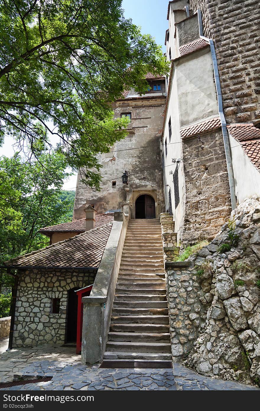 The beautiful Bran Castle aka Dracula's Castle in Brasov County, Romania.