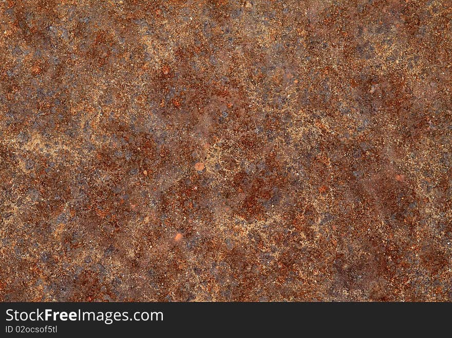 Rusty sheet metal