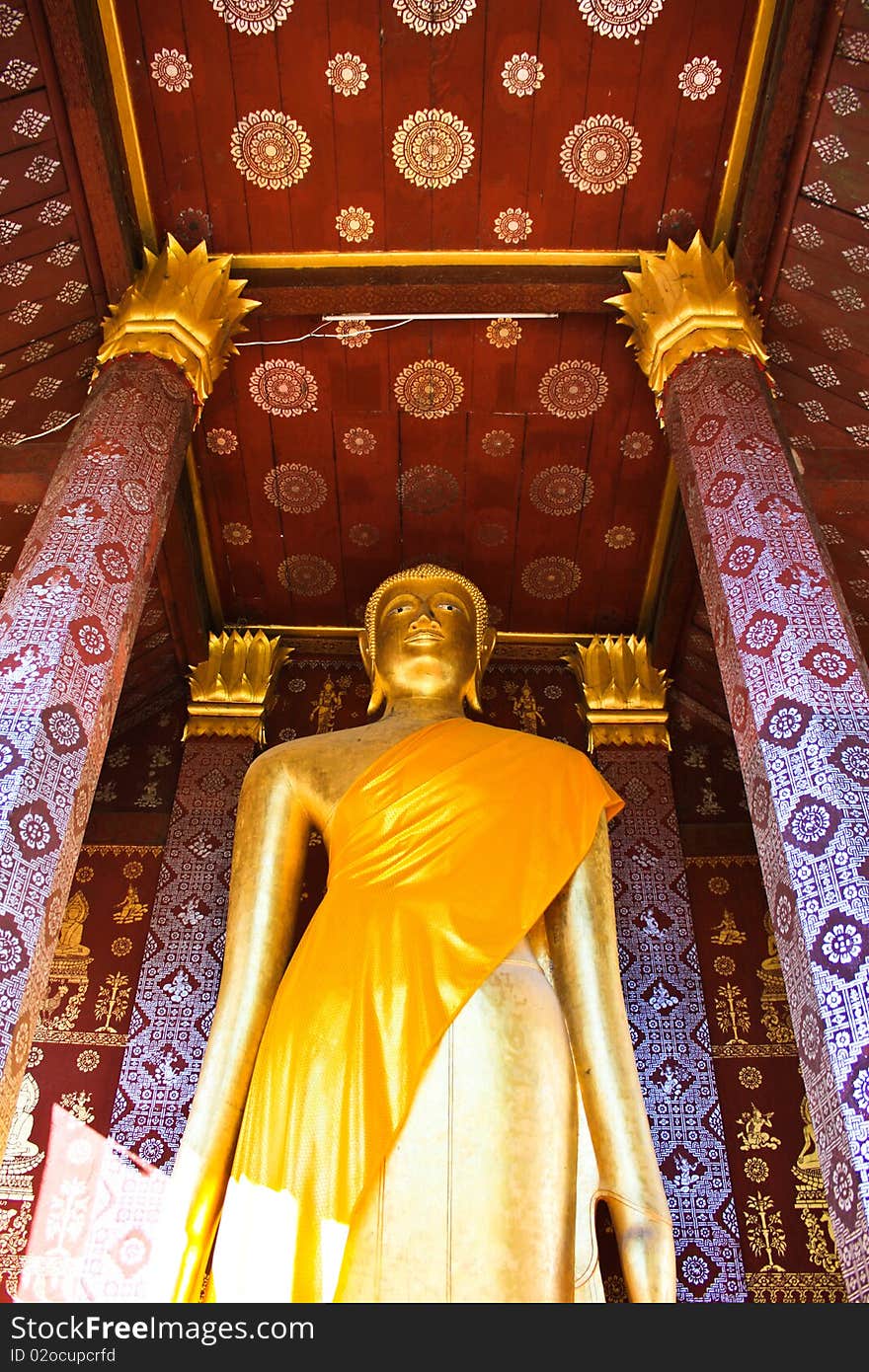 Standing Image Of Buddha