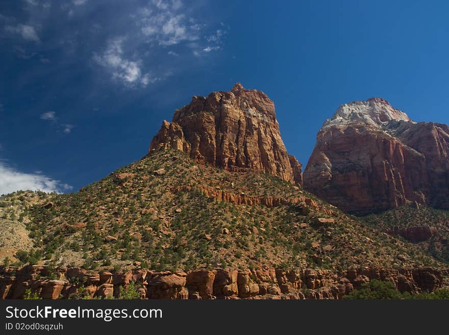 View of the Red Canyon in the south of the State of Utah