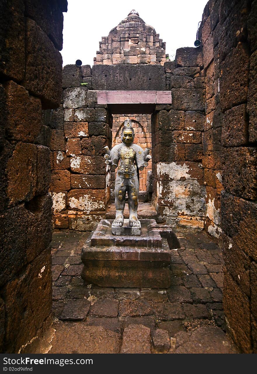 Hinduism Ancient castle in Thailand